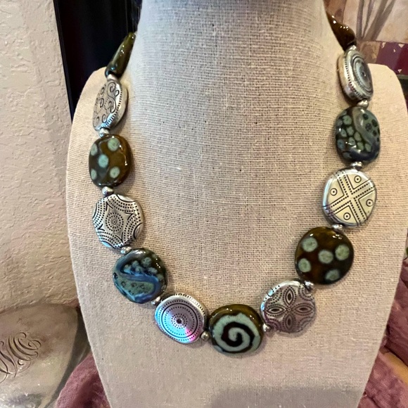 Brighton Jewelry Rare Htf Brighton Kazuri Necklace Swahili Means